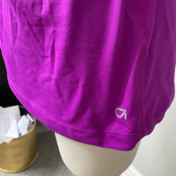 NWOT GapFit fuchsia strappy yoga workout bra top Size Large - Picture 3 of 6